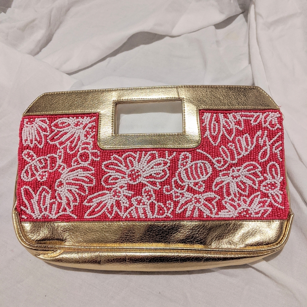 Lilly Pulitzer Beaded Clutch